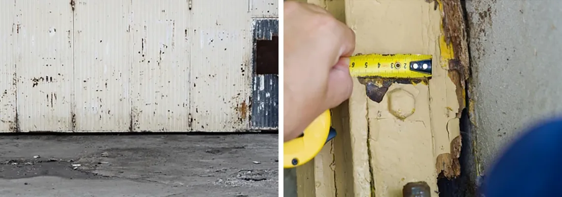 Lift Master Rusty Garage Doors in Margate, Florida