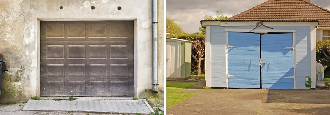 Rotten Steel Garage Door Repair in Margate, Florida